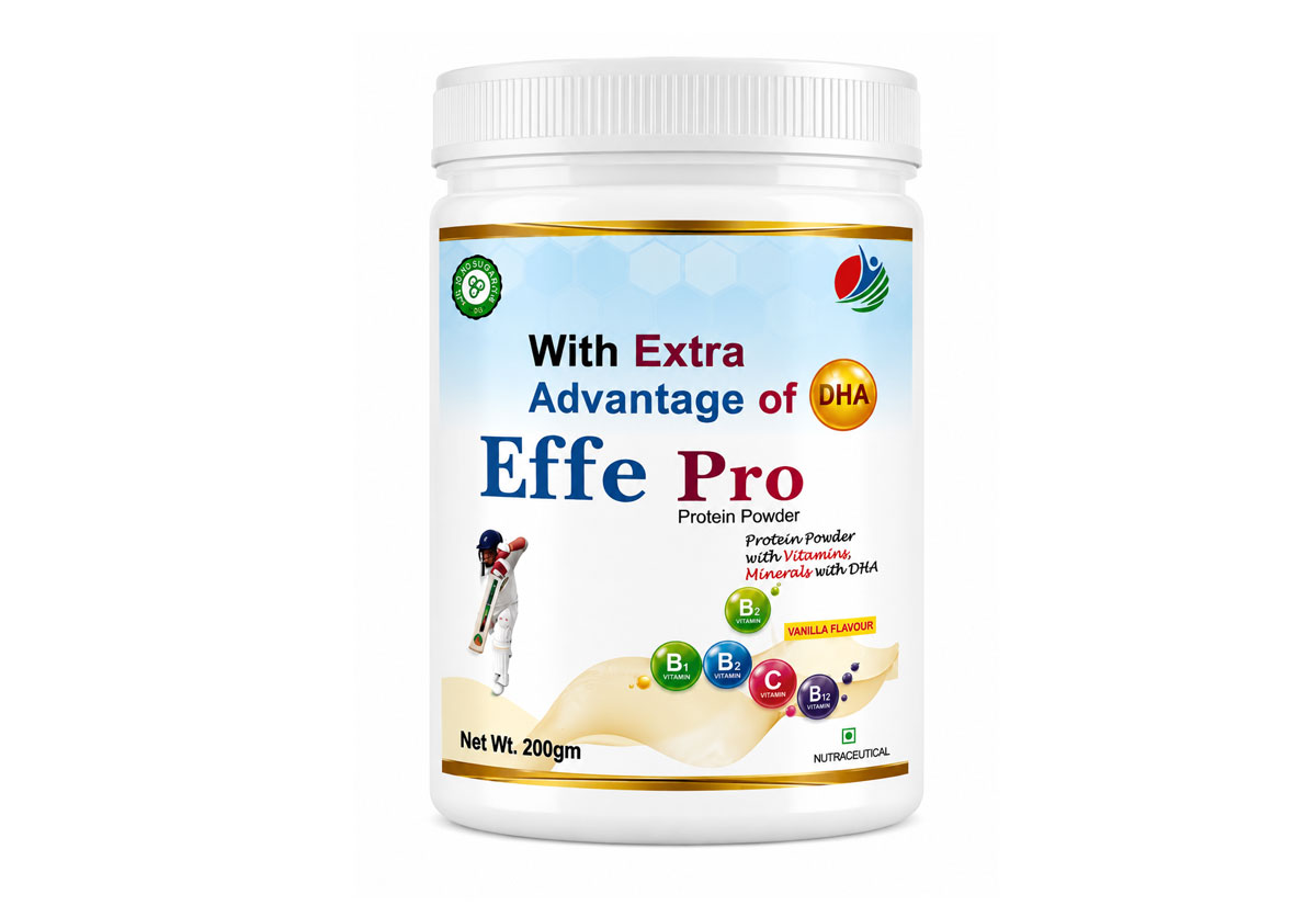Effe Pro Vanilla Flavour Protein Powder with DHA
