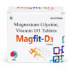Magfit-D3 Tablets – Magnesium Glycine 250 mg + Vitamin D3 1000 IU